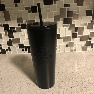 Beautiful Matte Black Starbucks Tumblr!!